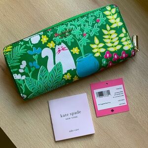 Kate Spade Sylvia Garden Posy Slim Wallet